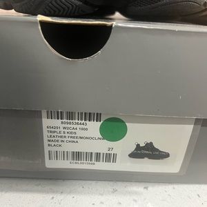 Kid’s triple Balenciaga size 27 uk